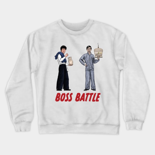 Boss Battle Crewneck Sweatshirt by PreservedDragons